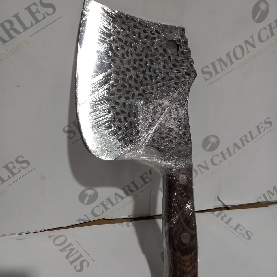 STAINLESS STEEL CARBON BUTCHERS AXE KNIFE