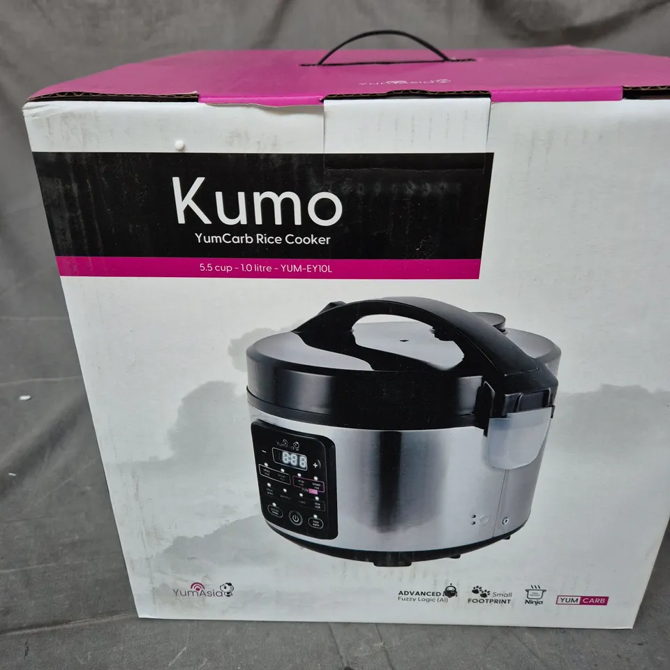 BOXED KUMO YUMCARB RICE COOKER - 1L