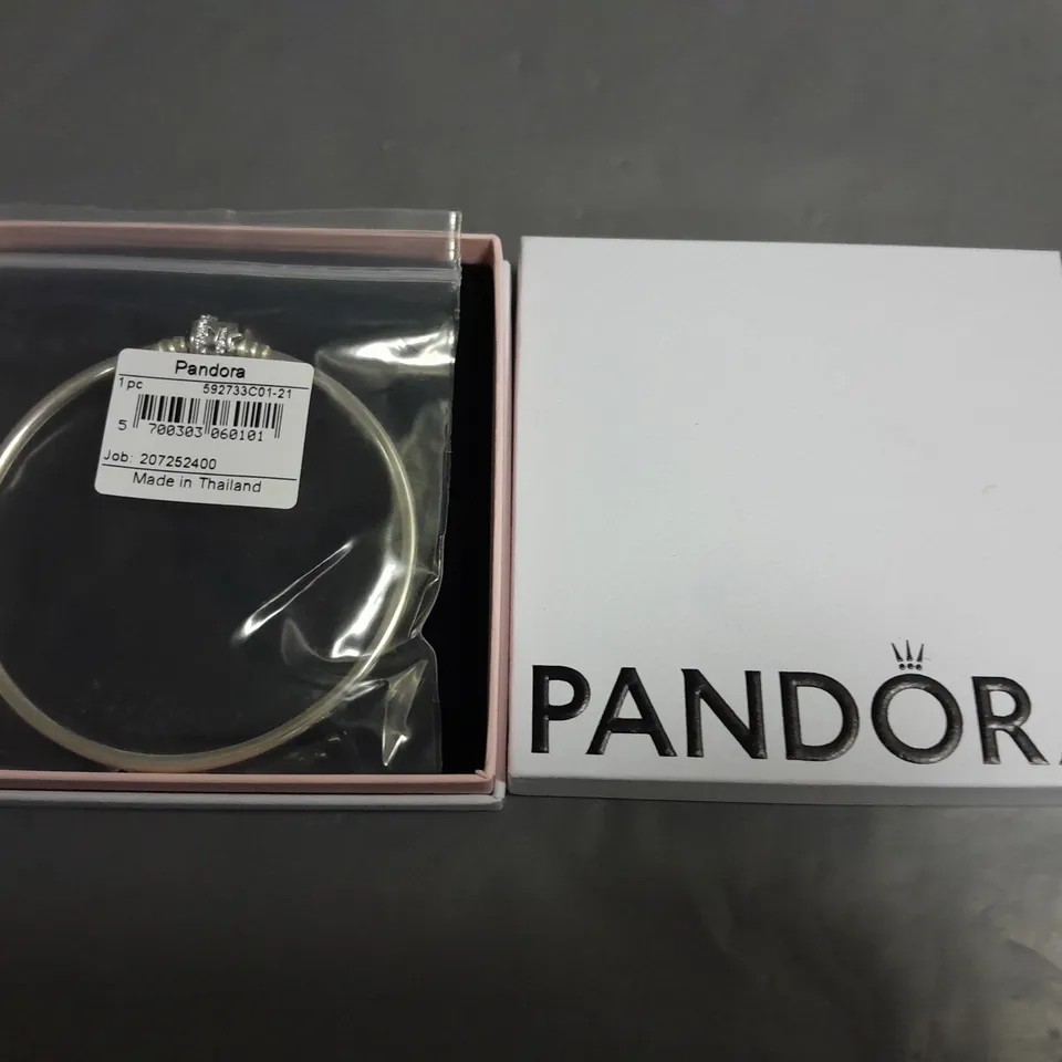 BOXED PANDORA WRAPPED HEART BRACELET