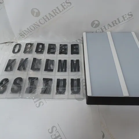 BOXED HAPPY VIBES CUSTOMISABLE WALL LIGHT BOX