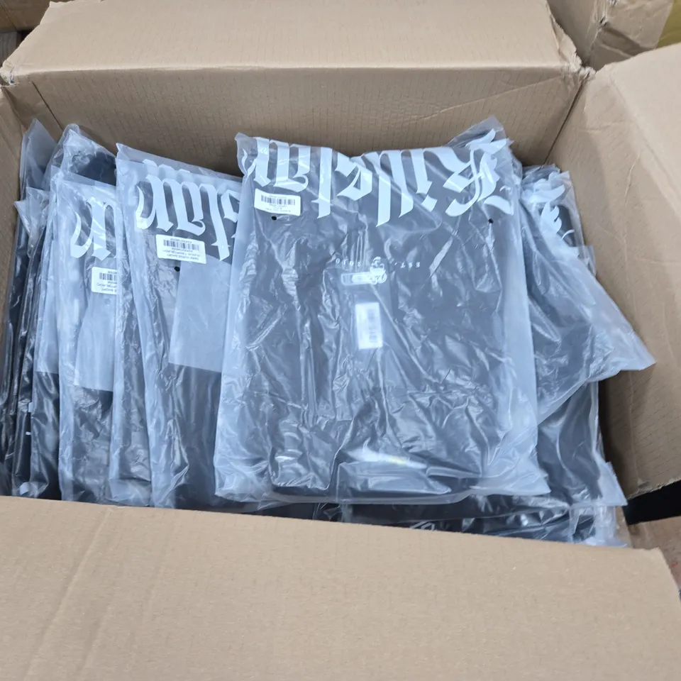 LOT OF APPROXIMATELY 45 BRAND NEW BAGGED KILLSTAR ITEMS INCLUDES BURNING LIGHT SHIRTS AND DARK SURGE SHORT SLEEVE SHIRTS - VARIOUS SIZES