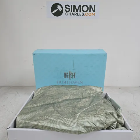 HUSH HAVEN THIN DUVET - LEAFY PATTERN