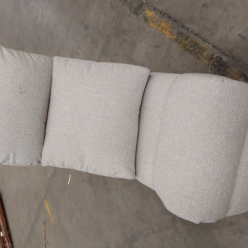 QUALITY BRITISH DESIGNER G PLAN KINGSBURY POWER RECLINING THREE SEATER SOFA SWIFT OATMEAL FABRIC 