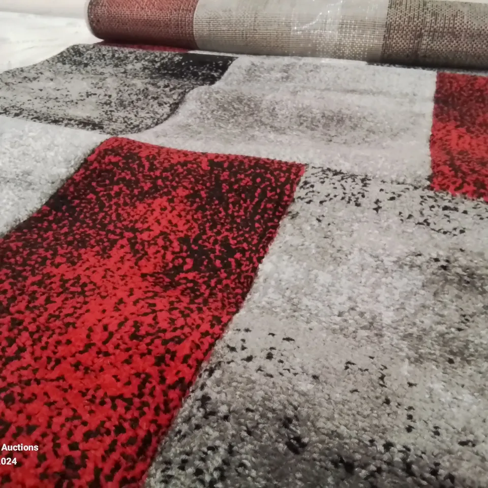 BRAND NEW PACO HOME 4488 INFERNO 80X150CM RED RUG