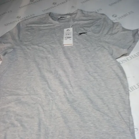 SLAZENGER PLAIN GREY T-SHIRT SIZE XL