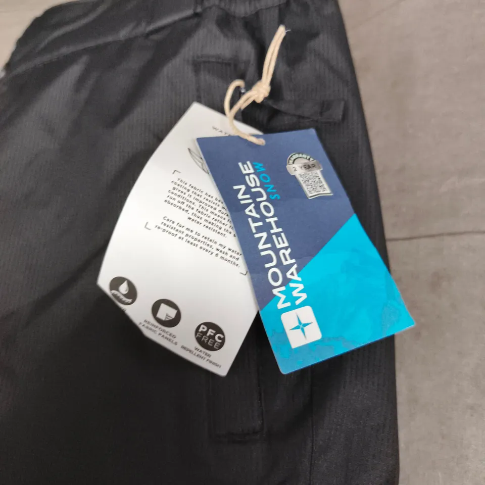 MOUNTAIN WAREHOUSE KIDS SNOW PANTS – BLACK, 11-12 YEARS (RAPTOR)