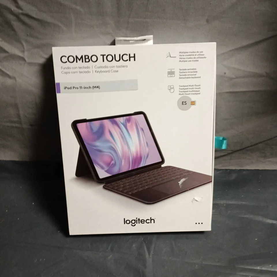 LOGITECH COMBO TOUCH KEYBOARD CASE FOR IPAD PRO 11-INCH – BOXED (M4) - SPANISH KEYBOARD 