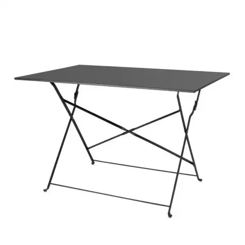 BOXED BOLERO PAVEMENT STYLE FOLDING TABLE BLACK