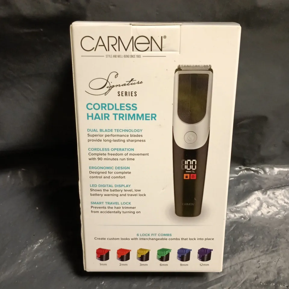 SEALED CARMEN CORDLESS HAIR TRIMMER