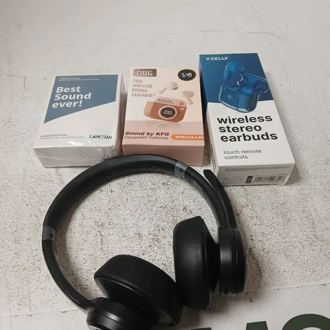 APPROXIMATELY 10 ASSORTED IN EAR & OVERHEAD HEADPHONES/ACCESSORIES 