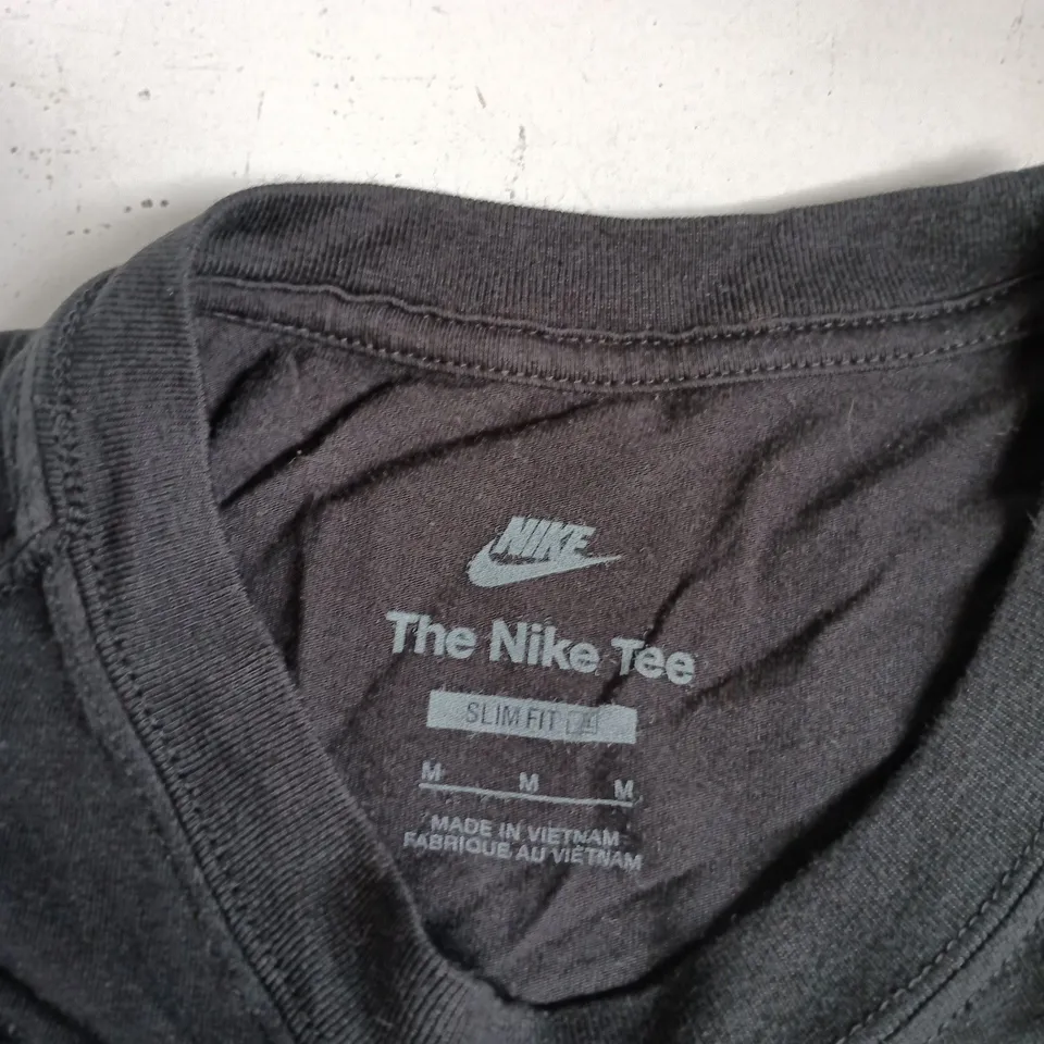 NIKE THE NIKE TEE SLIM FIT T-SHIRT – BLACK, MEN'S M