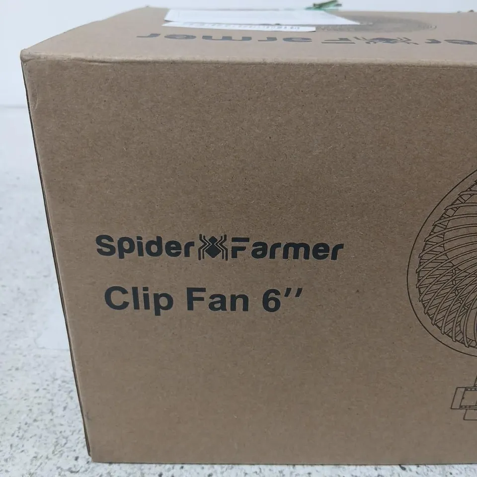 SPIDER FARMER CLIP FAN 6" – BOXED