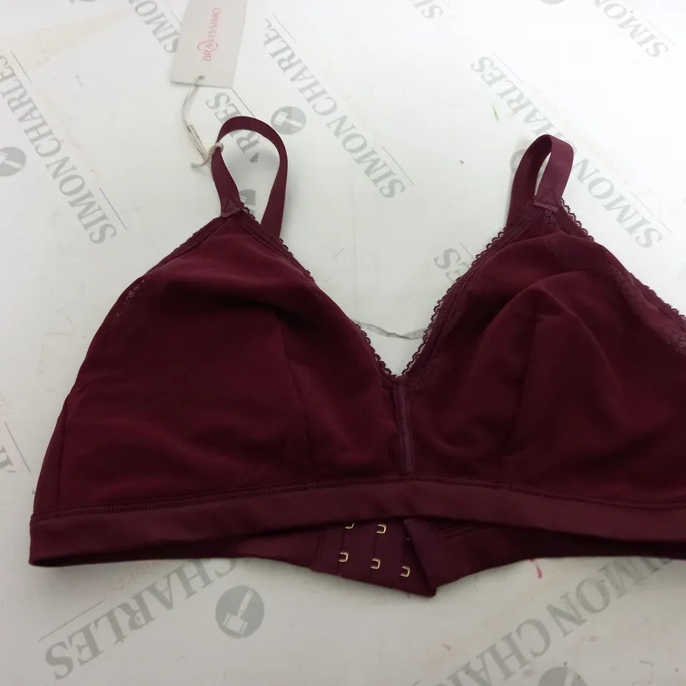 BRAVISSIMO NATALIA TRIANGLE BRA IN BERRY - UK 38E-F