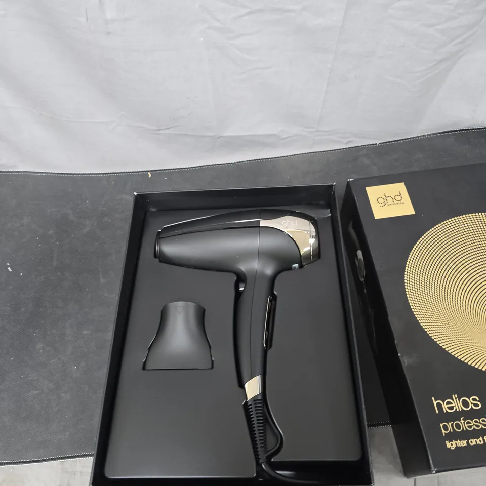 GHD HELIOS PROFESSIONAL HAIR DRYER - BLACK, BOXED