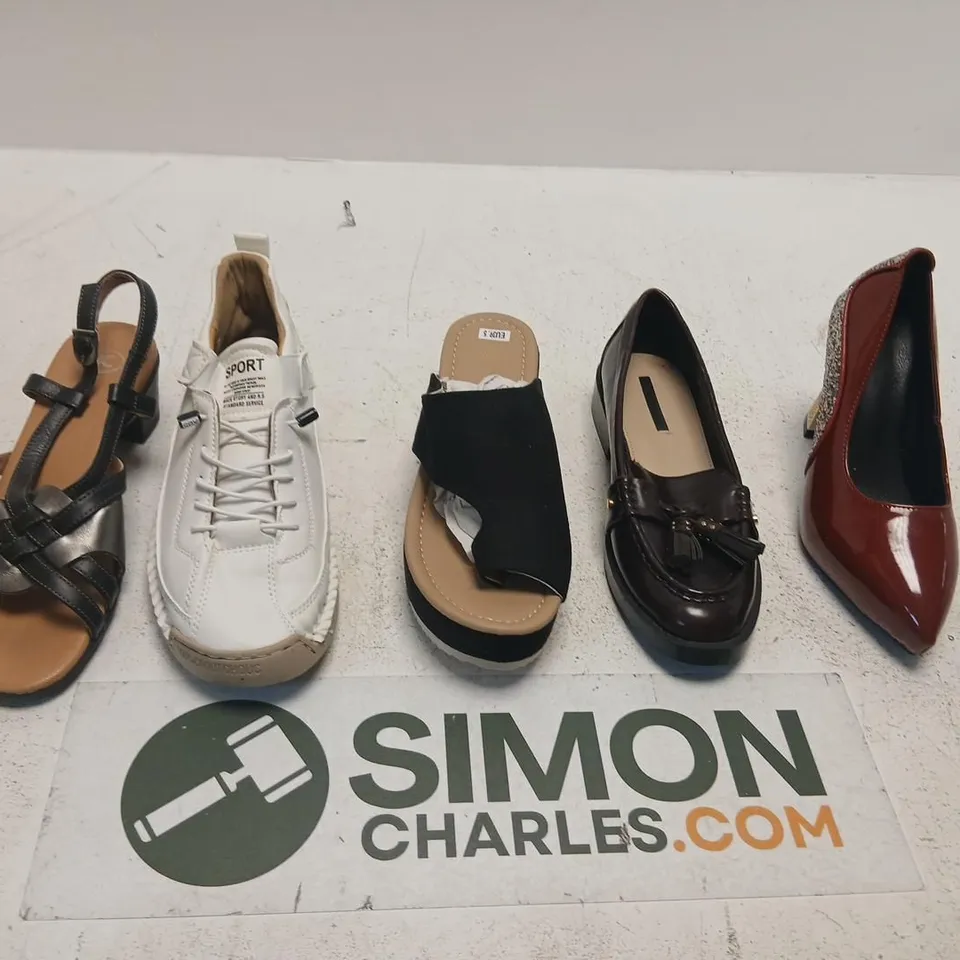 LARGE QUANTITY OF ASSORTED SHOES AND FOOTWEAR