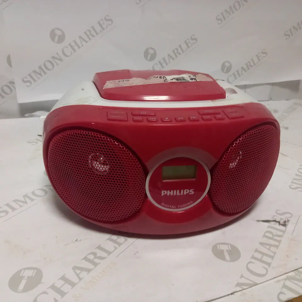 PHILIPS RADIO AND CD PLAYER