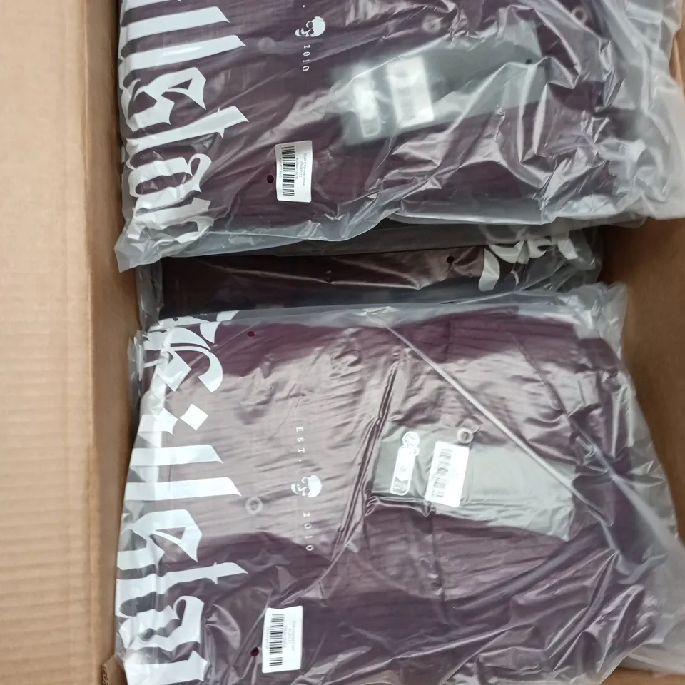 BOX OF APPROXIMATELY 18 BRAND NEW KILLSTAR DUSK EMPRESS DRESS PURPLE