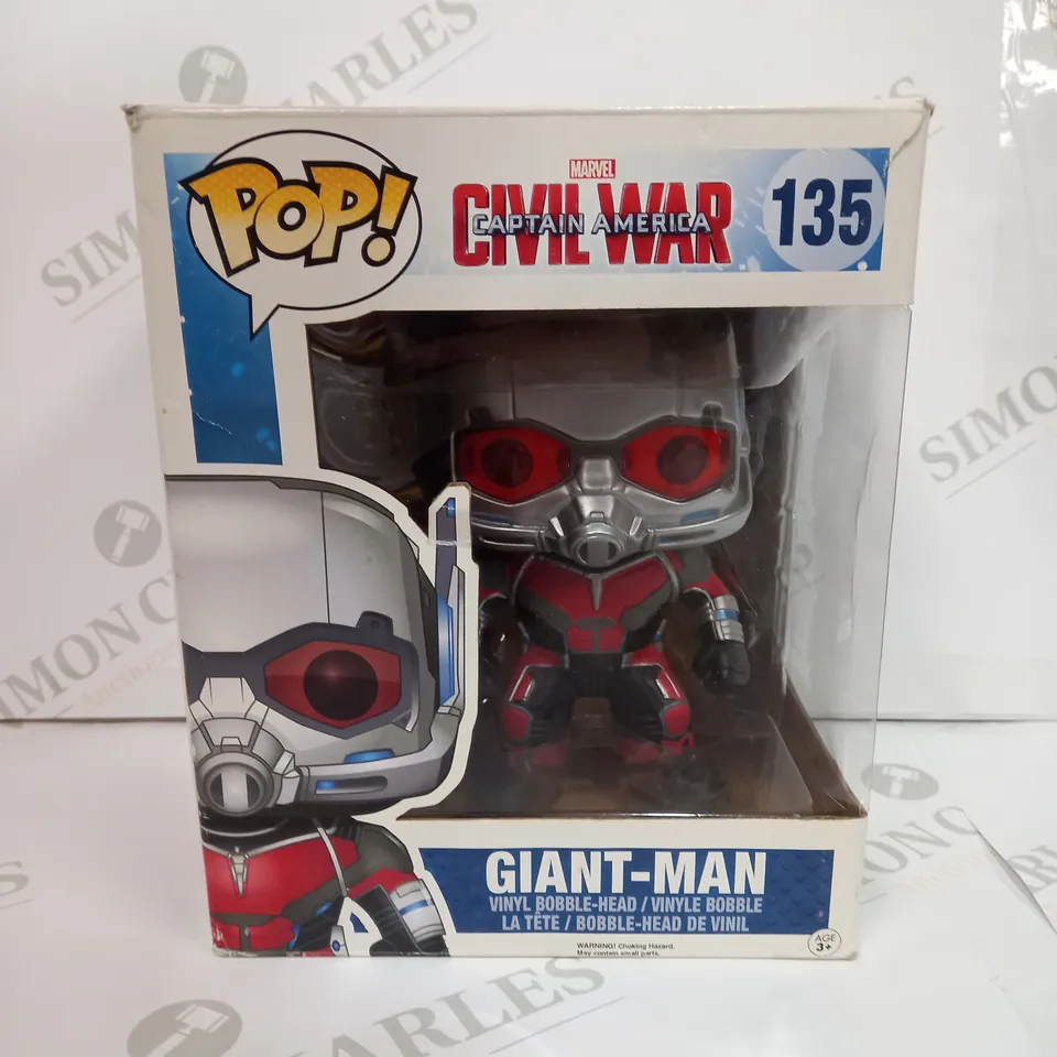 FUNKO POP! MARVEL CIVIL WAR CAPTAIN AMERICA GIANT MAN - 135