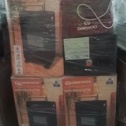 PALLET CONTAINING VARIOUS ELECTRICAL ITEMS AND HOUSEHOLD PRODUCTS TO INCLUDE:4100W GAS HEATER,HEATING FAN