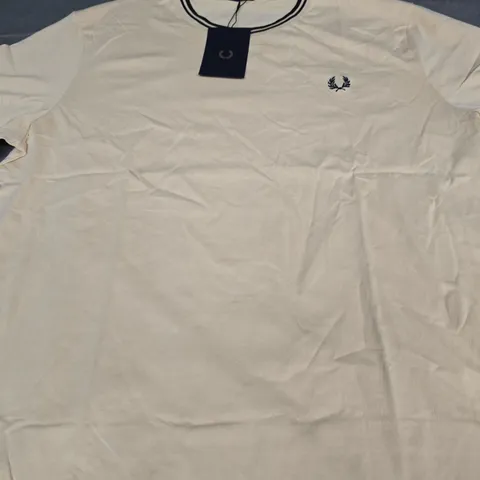 FRED PERRY TWIN TIPPED T-SHIRT - SIZE XL