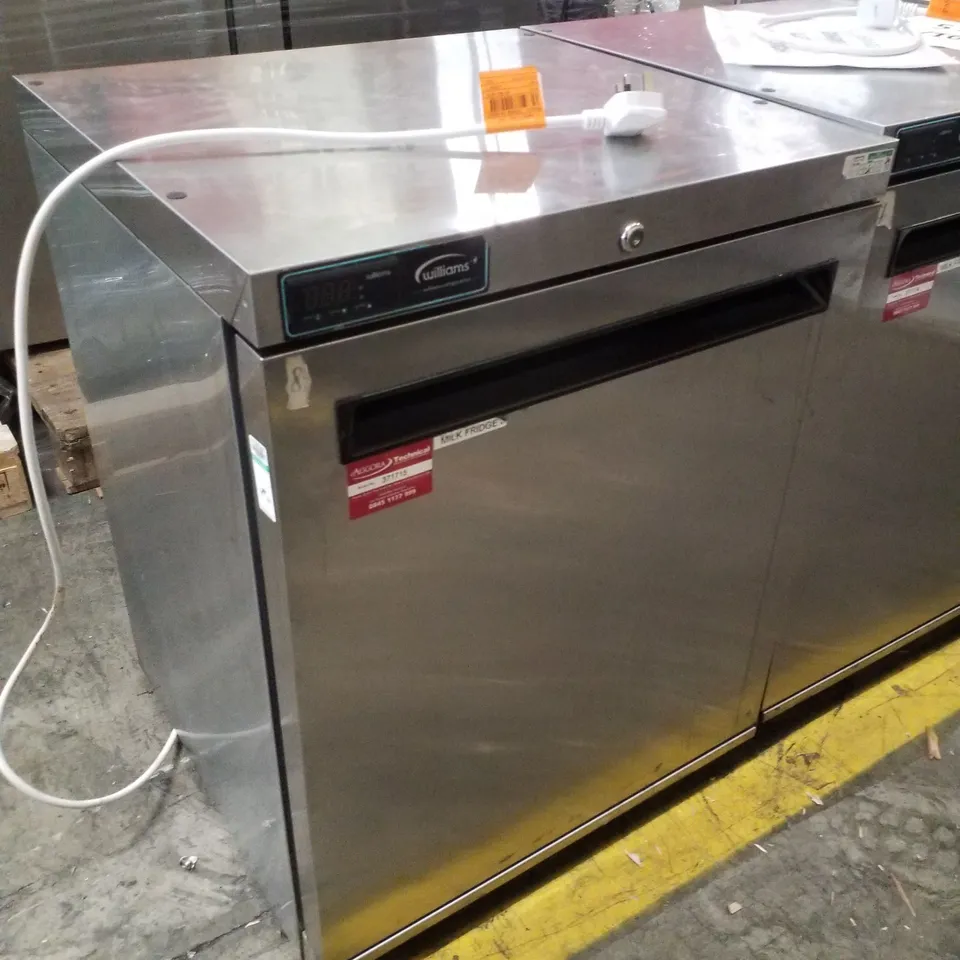 WILLIAMS HA135-SA SINGLE DOOR 135LTR UNDERCOUNTER REFRIGERATOR