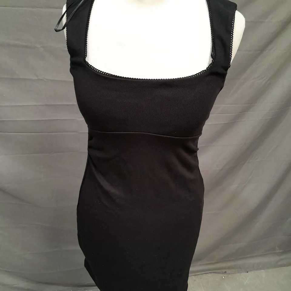 STRADIVARIUS MINI DRESS IN BLACK SIZE S