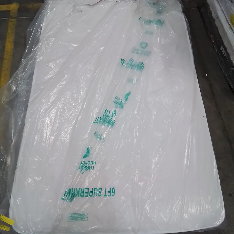 QUALITY BAGGED OPEN COIL SPRING MEMORY 4' MATTRESS 