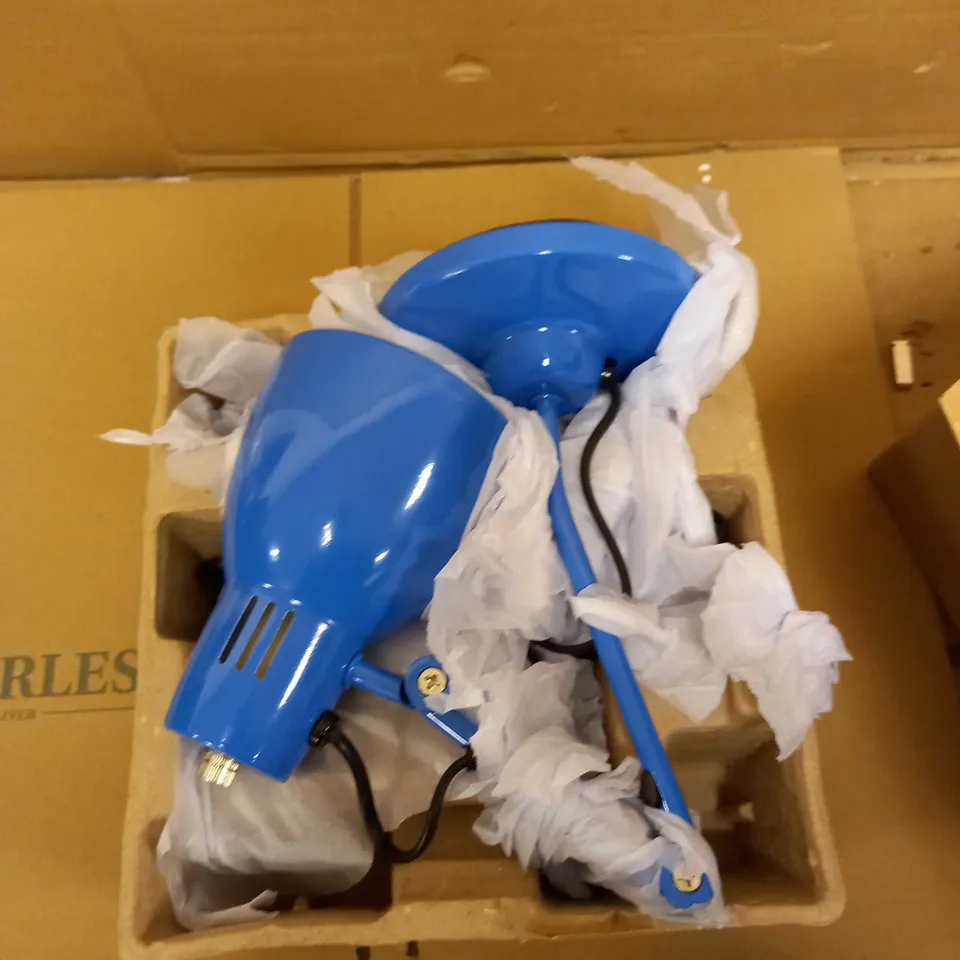 JOHN LEWIS TONY DESK LAMP BLUE