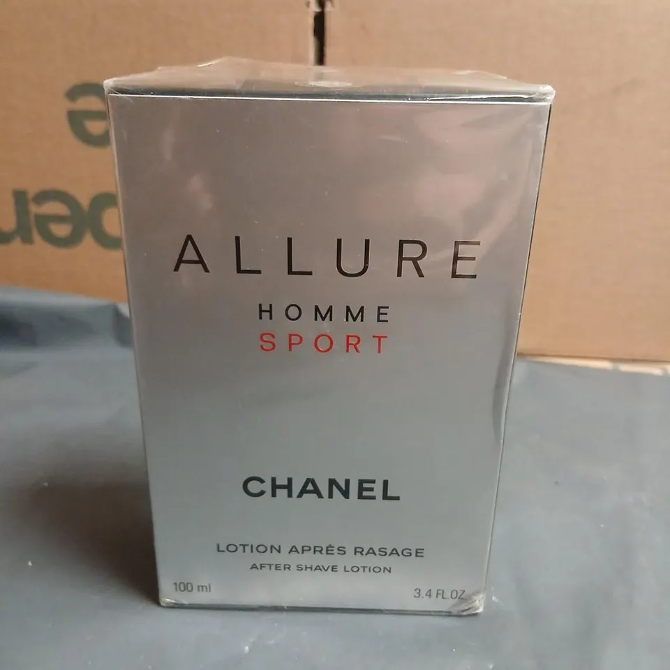 BOXED AND SEALED ALLURE HOMME SPORT CHANEL AFTER SHAVE LOTION 100ML