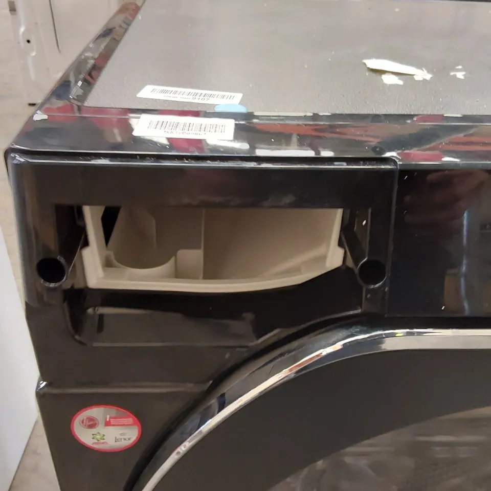 HOOVER H-WASH 500 HW414AMBCB FREESTANDING WASHING MACHINE, LARGE CAPACITY, A RATED, 14 KG, 1400 RPM, BLACK, DECIBEL RATING: 53, EU ACOUSTIC CLASS: A