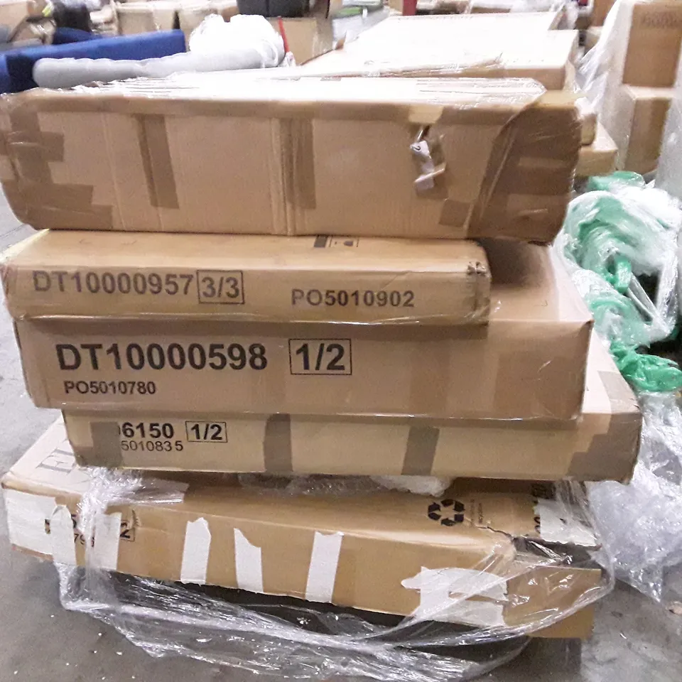 PALLET OF ASSORTED BOXED FURNITURE PARTS
