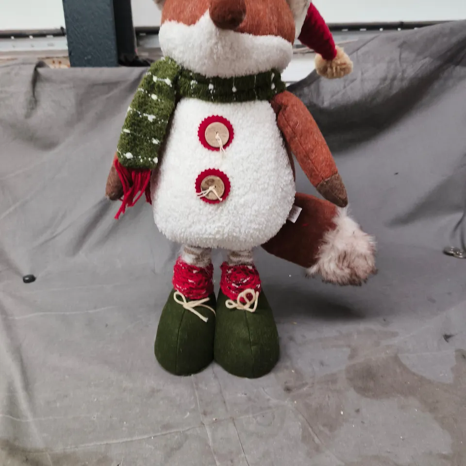 2X GISELA GRAHAM STANDING FOX DECORATIONS