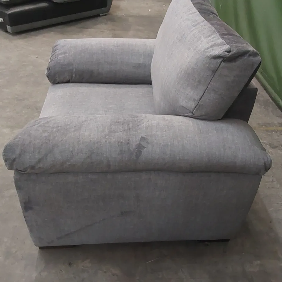 DESIGNER GREY COSY ARMCHAIR 