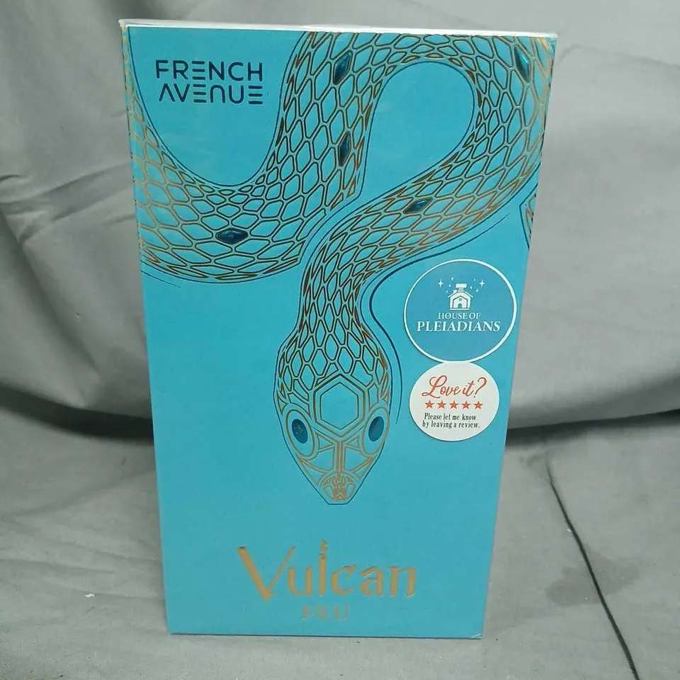 BOXED AND SEALED FRENCH AVENUE VULCAN FEU EAU DE PARFUM 100ML