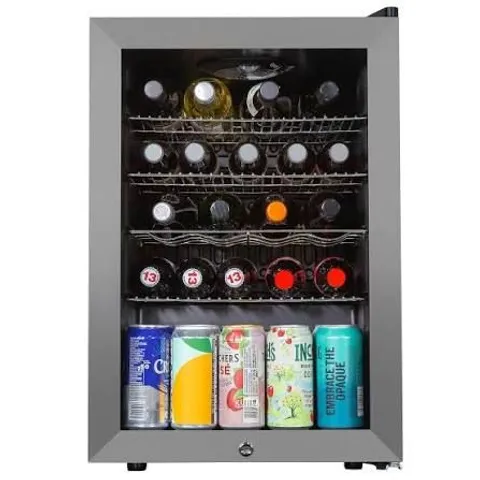 BOXED KUHLA KBC2SS STAINLESS STEEL GLASS DOOR DRINKS COOLER 