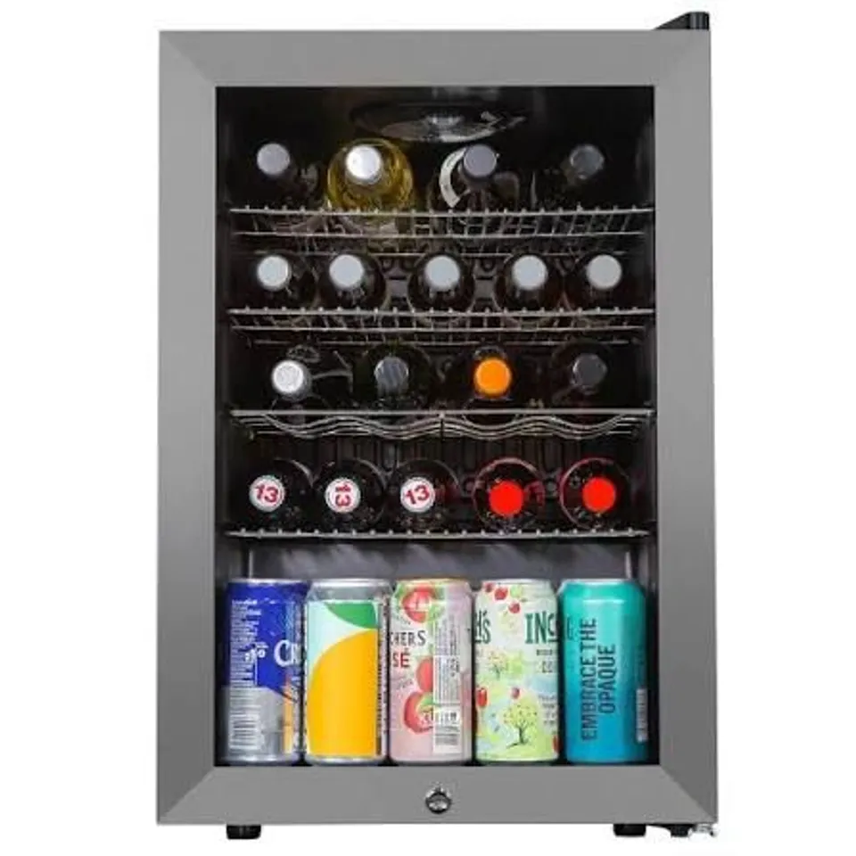 BOXED KUHLA KBC2SS STAINLESS STEEL GLASS DOOR DRINKS COOLER