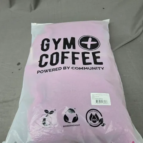 BAGGED COFFEE+GYM INDUSTRY FLEECE HIGH COLLAR JACKET SIZE M