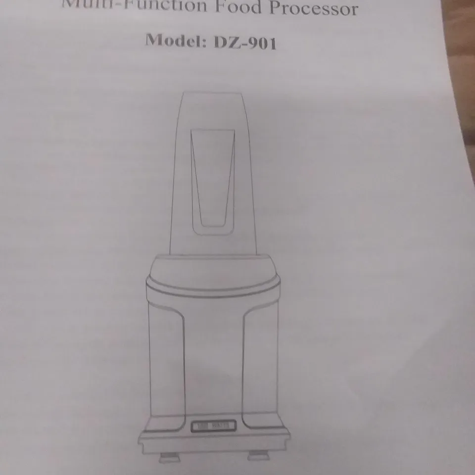 BOXED MULTI FUNCTIONAL FOOD PROCESSOR DZ-901