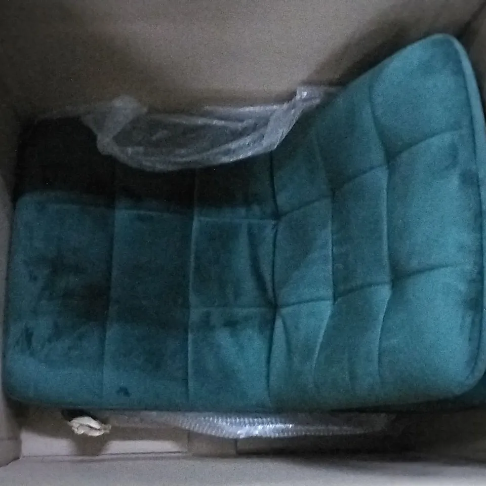 Boxed squared black dining chair set of 2