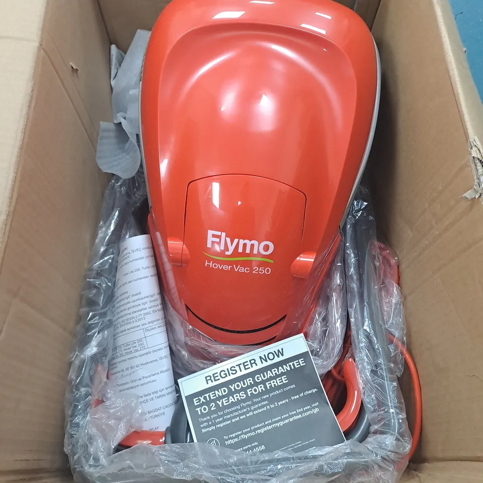 FLYMO HOVER VAC 250 CORDED LAWNMOWER RRP £189.99