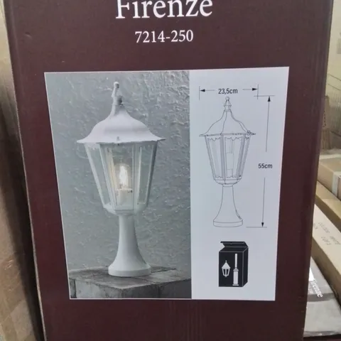 BOXED FIRENZE 1 LIGHT LANTERN HEAD