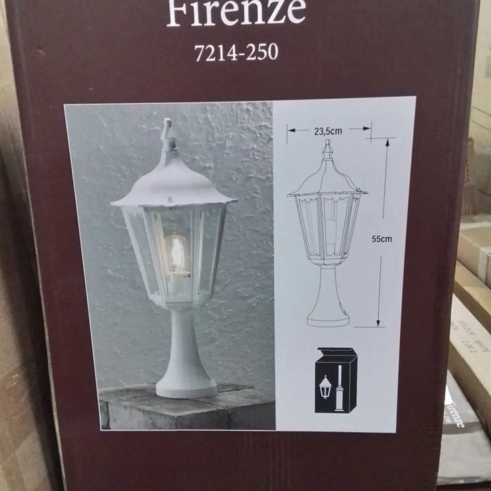 BOXED FIRENZE 1 LIGHT LANTERN HEAD