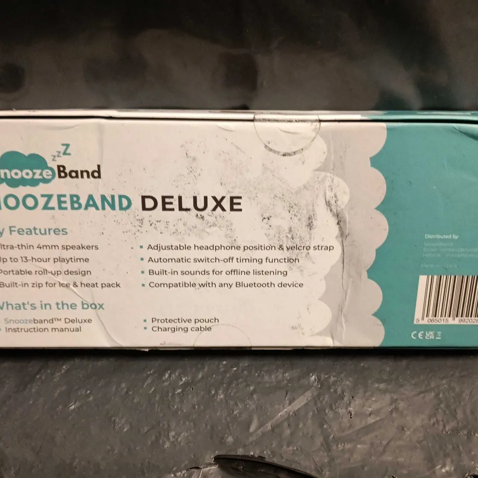 SNOOZEBAND DELUXE SLEEP MASK & HEADPHONES – BOXED