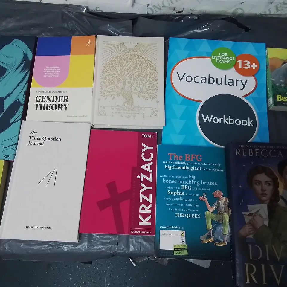 LARGE QUANTITY OF ASSORTED BOOKS TO INCLUDE EASY MEALS EVERYDAY, BIRTH A HISTORY AND VARIOUS KIDS BOOKS 