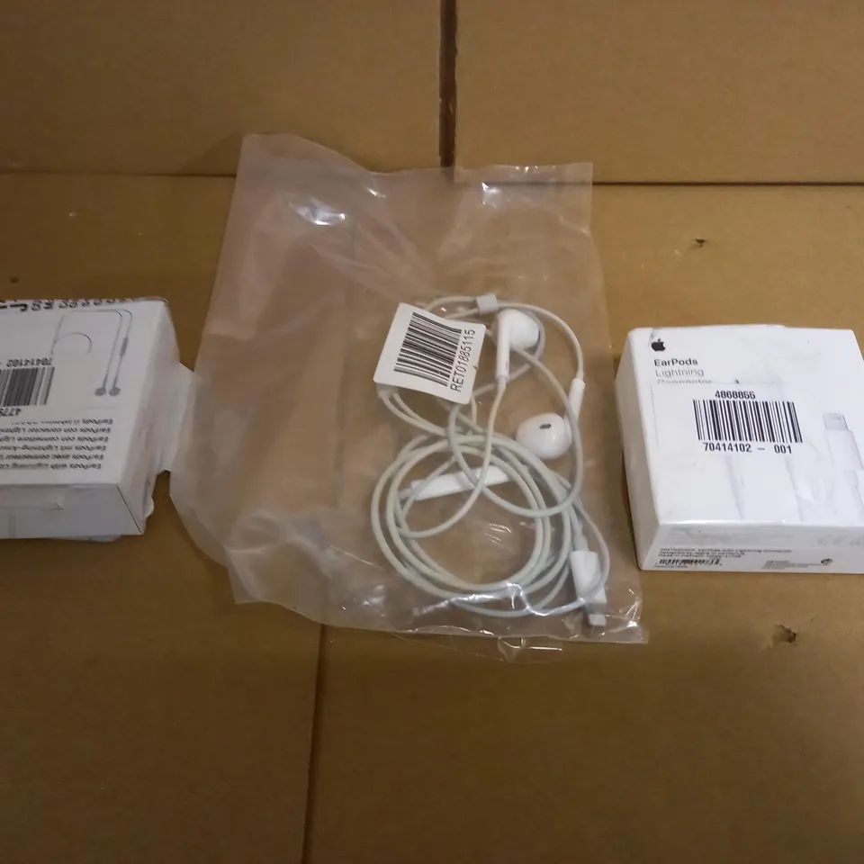 BOX OF ASSORTED HEADPHONES