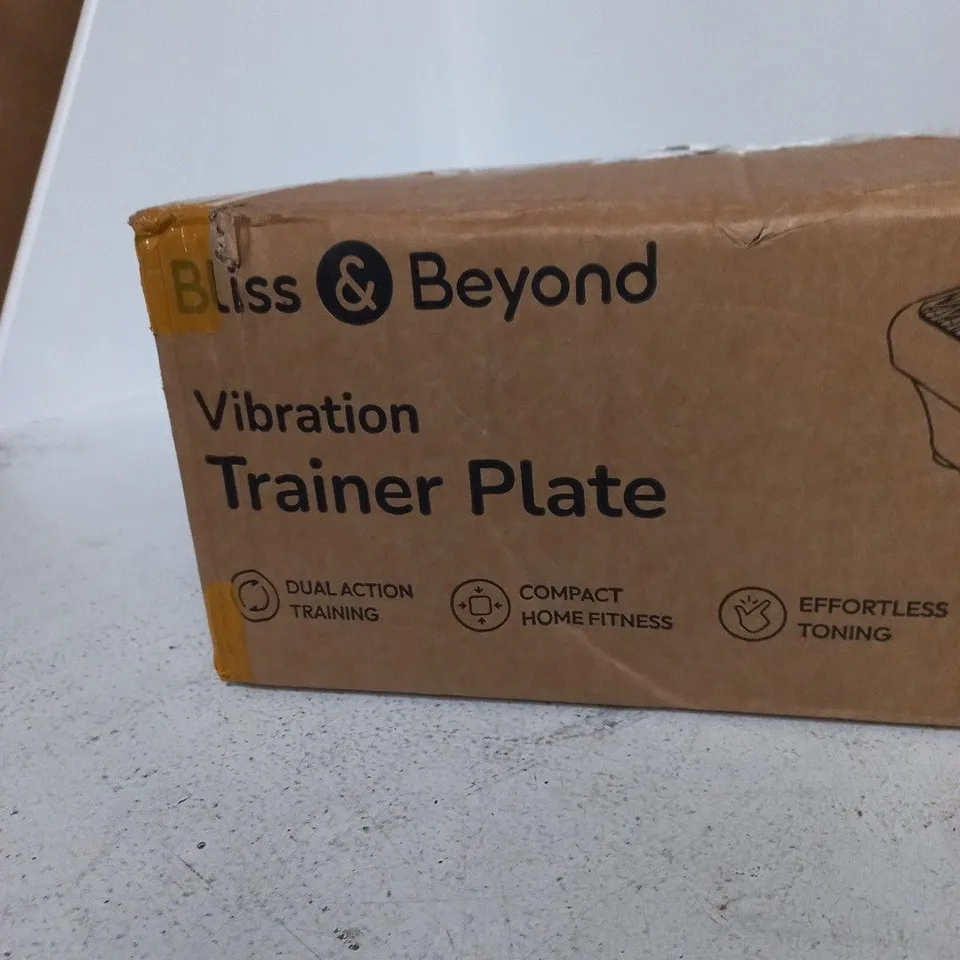 BLISS & BEYOND VIBRATION TRAINER PLATE – BOXED