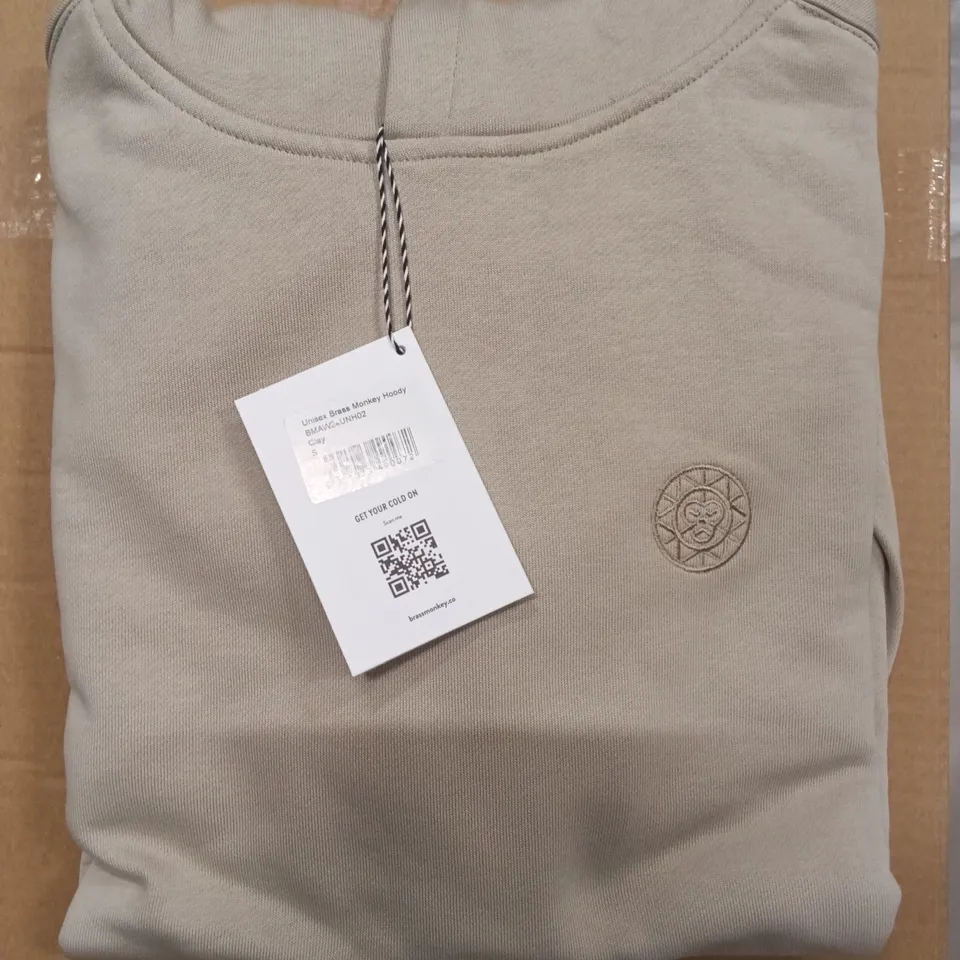 BRAND NEW BRASS MONKEY HOODIES - CLAY SIZE SMALL APPROXIMATELY 10 