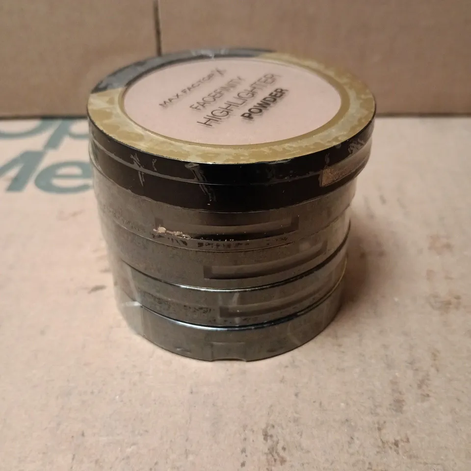5 X SEALED MAX FACTOR FACEFINITY HIGHLIGHTER POWDERS - 002 GOLDEN HOUR