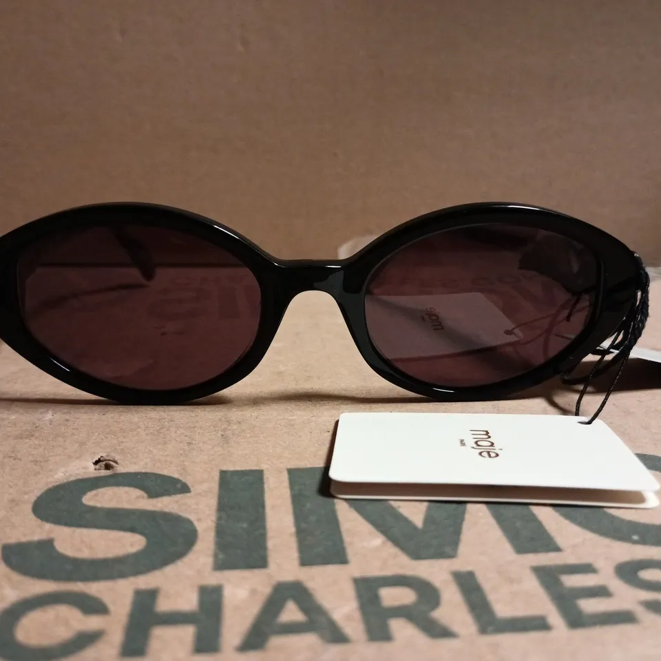 UNBOXED MAJE BLACK/LEOPARD SUNGLASSES