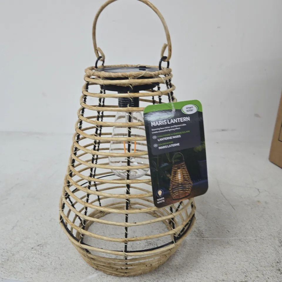 MARIS LANTERN WOVEN GARDEN LANTERN – OUTDOOR LIGHTING